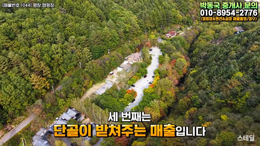 강원도 평창 캠핑장 매매 | 다이빙되는 청정계곡 품은 해발700M 평창캠핑장 사진 8