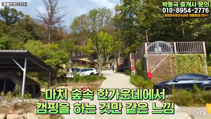 보자마자 감탄~ 숲 통째로 딸린 캠핑장! 연매출2.4억 사진 4
